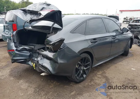 2025 Honda Civic Hybrid Sport/Sport Touring z USA, uszkodzony, nr VIN 2HGFE4F82SH308318